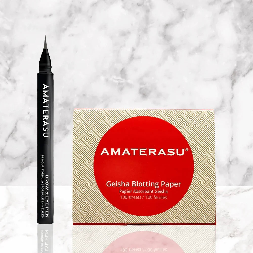 Brow & Eye Pen with Geisha Blotting Paper