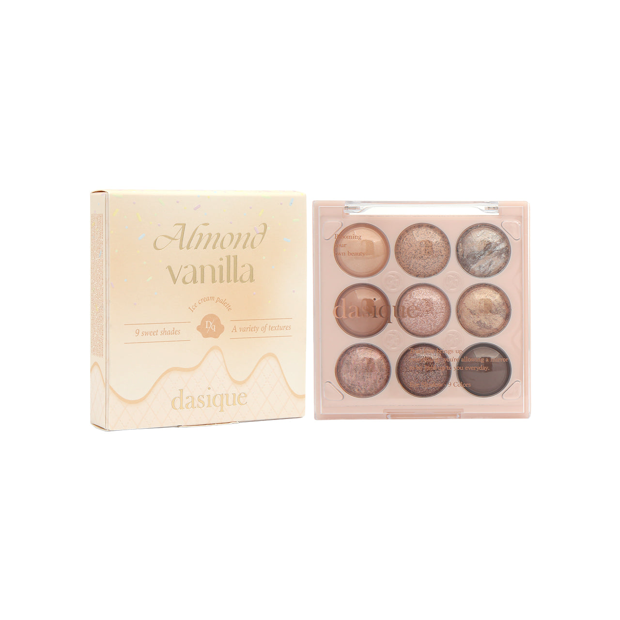 Dasique Vegan Shadow Ice Cream Palette #21 Almond Vanilla 13g