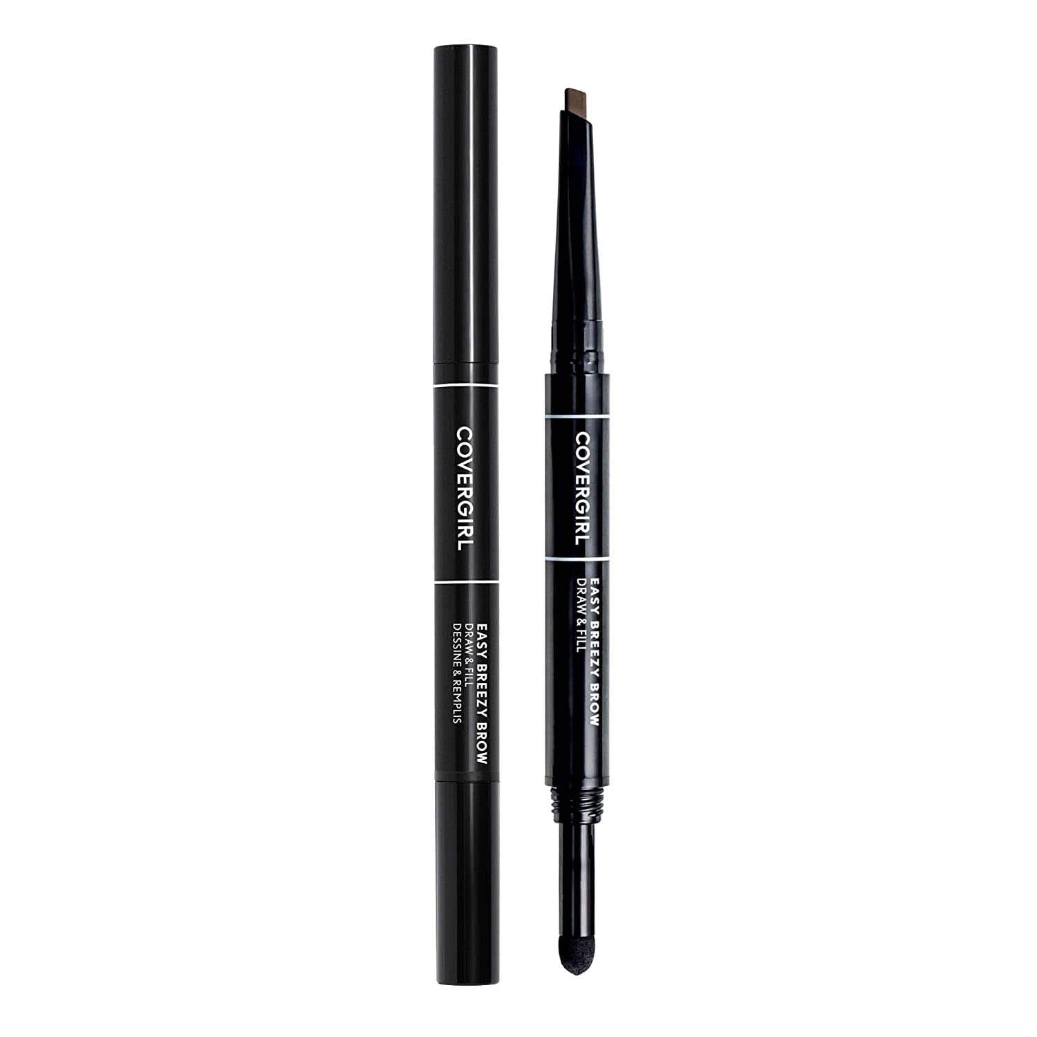 COVERGIRL - Easy Breezy Brow Draw &amp; Fill, easy shaping &amp; defining your brows, retractable pencil, sets in place, 100% Cruelty-Free