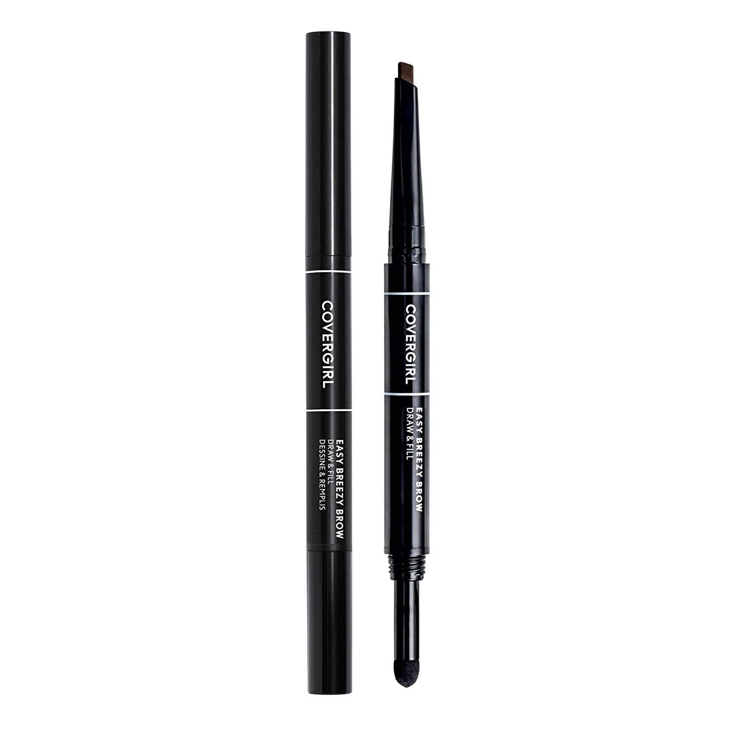 COVERGIRL - Easy Breezy Brow Draw &amp; Fill, easy shaping &amp; defining your brows, retractable pencil, sets in place, 100% Cruelty-Free