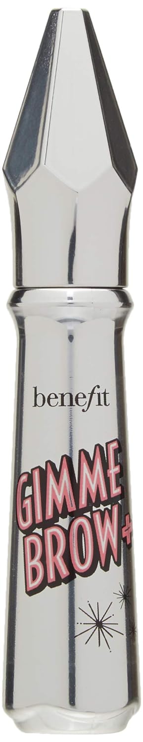 Benefit Gimme Brow+ Volumizing Fiber Gel, #3 Medium Neutral Light Brown, 0.05 Fl Oz