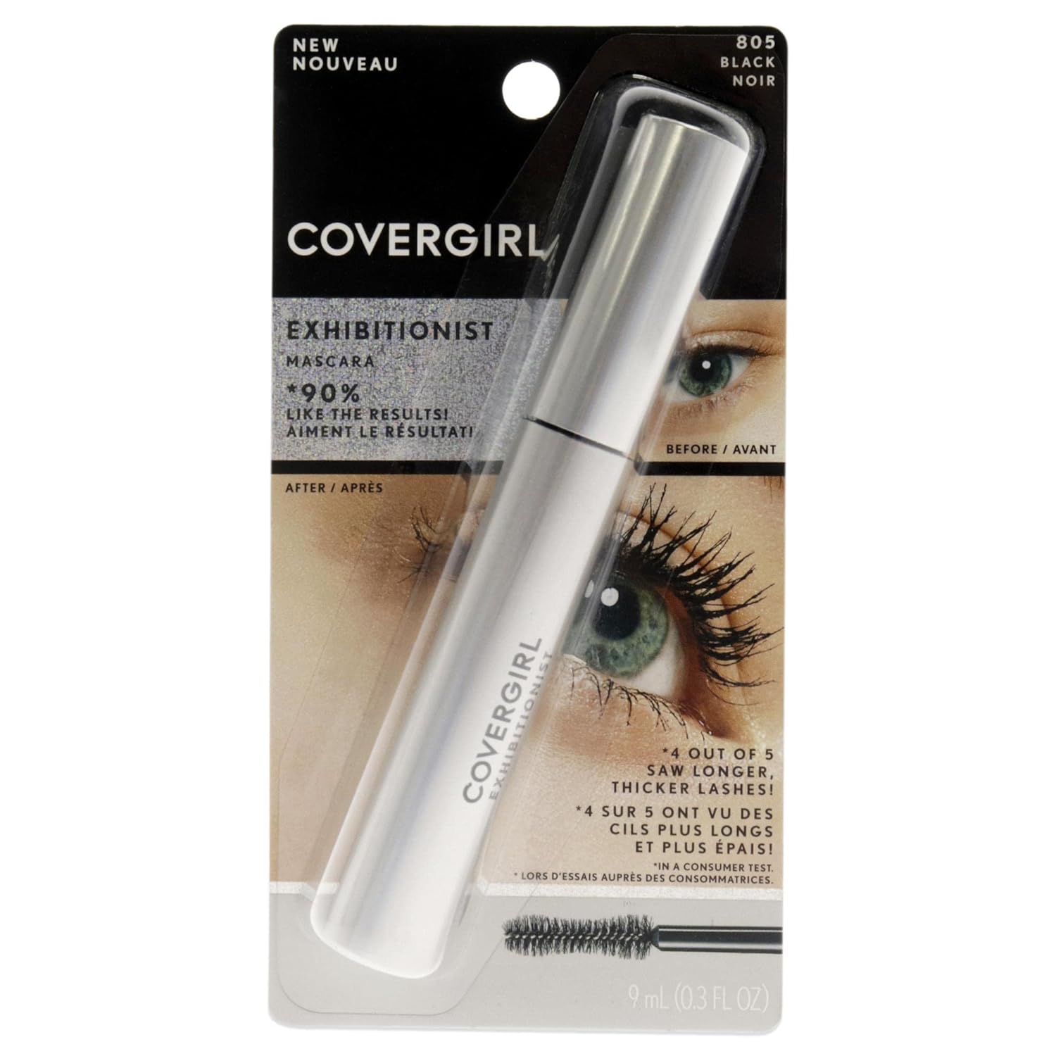 COVERGIRL - Exhibitionist Mascara, Volumizing, Easy Glide, No Smudge, 100% Cruelty-Free